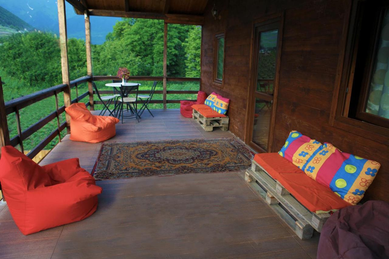 Cottage Woodside Mestia Exteriér fotografie